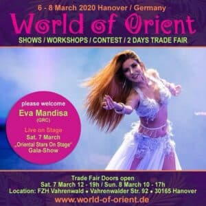 Η Εύα Μαντίσα σε φεστιβάλ Oriental χορού